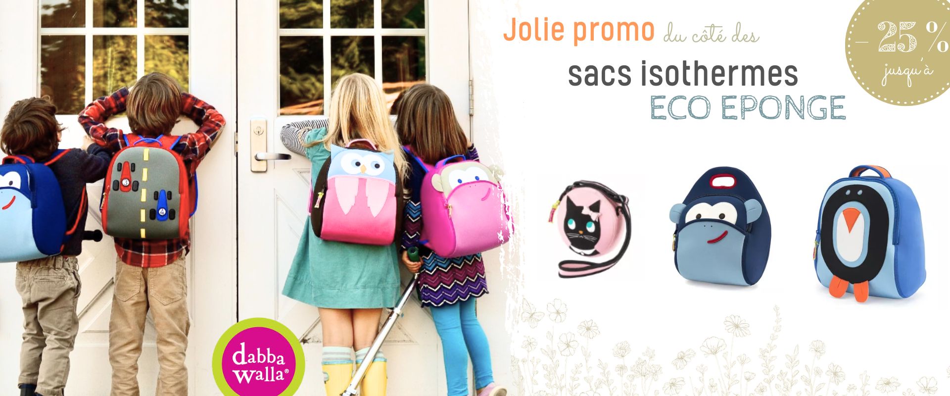 Sacs isothermes &eacute;cologiques en &eacute;co &eacute;ponge pour enfants